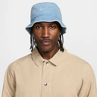 Unisex Nike Blue Apex Denim Bucket Hat