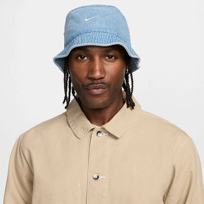 Unisex Nike Blue Apex Denim Bucket Hat