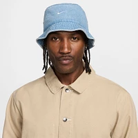 Unisex Nike Blue Apex Denim Bucket Hat