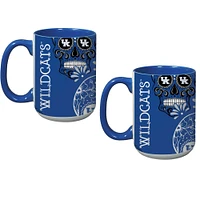 Kentucky Wildcats Two-Pack Dia De Los Muertos Mug Set