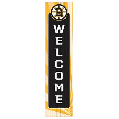 Boston Bruins 47" Color Waves Porch Leaner Welcome Wall Sign