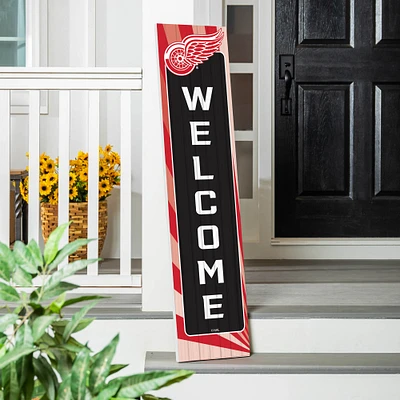 Detroit Red Wings 47" Color Waves Porch Leaner Welcome Wall Sign