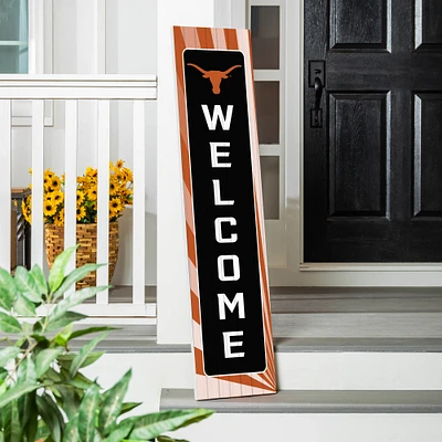Texas Longhorns 47" Color Waves Porch Leaner Welcome Wall Sign