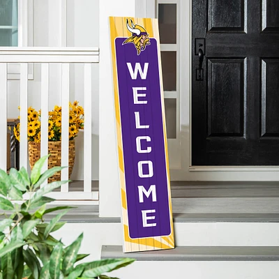 Minnesota Vikings 47" Color Waves Porch Leaner Welcome Wall Sign