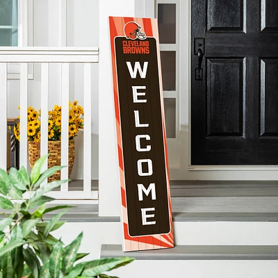 Cleveland Browns 47" Color Waves Porch Leaner Welcome Wall Sign