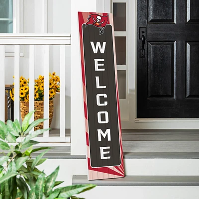 Tampa Bay Buccaneers 47" Color Waves Porch Leaner Welcome Wall Sign