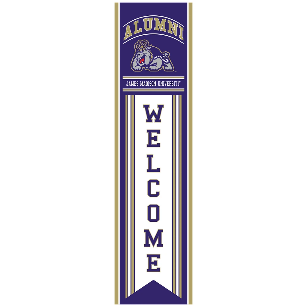 James Madison Dukes 47" Alumni Porch Leaner Welcome Wall Sign
