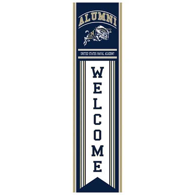 Navy Midshipmen 47" Alumni Porch Leaner Welcome Wall Sign