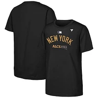 Youth Fanatics Black New York Yankees 2024 American League Division Series Champions Locker Room T-Shirt