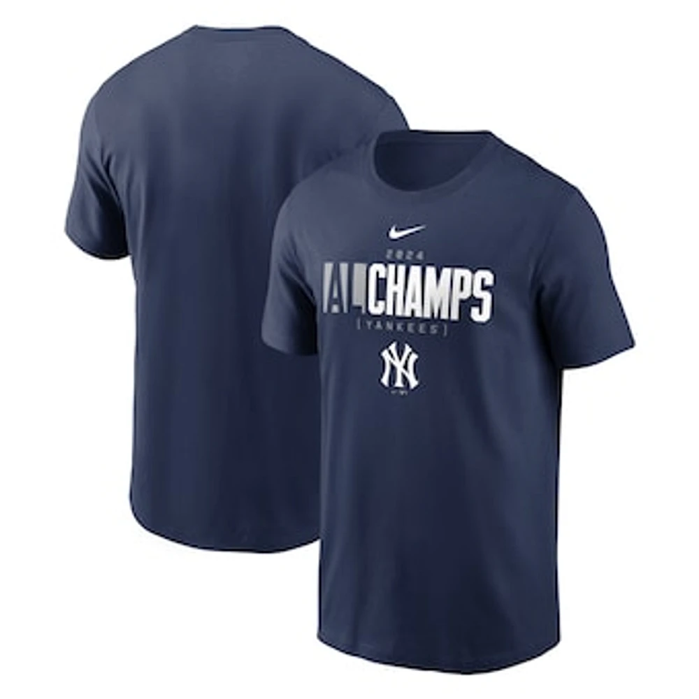 Men's Nike Navy New York Yankees 2024 American League Champions Logo T-Shirt