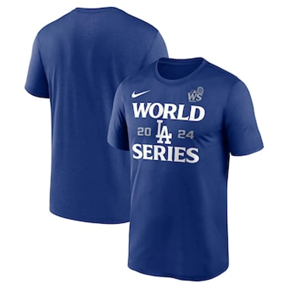 Men's Nike Royal Los Angeles Dodgers 2024 World Series Authentic Collection Legend T-Shirt