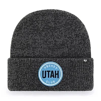 Men's '47 Black Utah Hockey Club Brain Freeze Cuffed Knit Hat