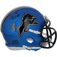 Sam LaPorta Detroit Lions Autographed Riddell 2024 Alternate Speed Mini Helmet