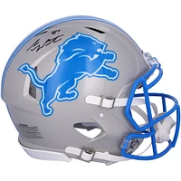 Sam LaPorta Detroit Lions Autographed Riddell 2024 Speed Authentic Helmet