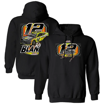 Men's Team Penske Black Ryan Blaney Menards Pullover Hoodie