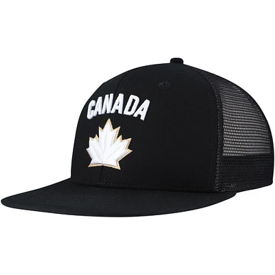 Unisex Black Hockey Canada 2024 Snapback Hat