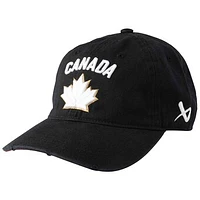 Unisex Black Hockey Canada 2024 Adjustable Hat