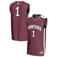 Unisex GameDay Greats #1 Maroon Montana Grizzlies Lightweight Basketball Fashion Jersey