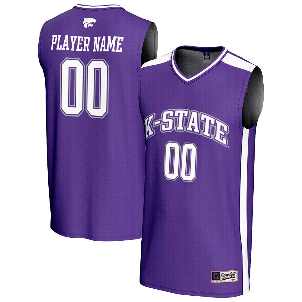 Youth GameDay Greats Purple Kansas State Wildcats NIL Pick-A-Player Lightweight Men's Basketball Fashion Jersey