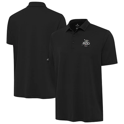 Men's Antigua  Black 2025 Daytona 500 Reprocess Polo
