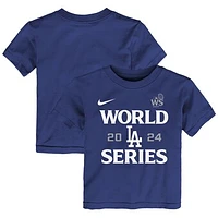 Toddler Nike  Royal Los Angeles Dodgers 2024 World Series Authentic Collection T-Shirt