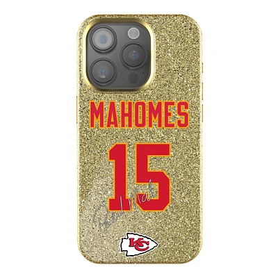 Keyscaper Patrick Mahomes Gold Kansas City Chiefs Bling iPhone Case