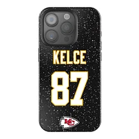Keyscaper Travis Kelce Black Kansas City Chiefs Bling iPhone Case