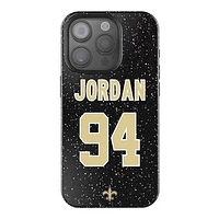 Keyscaper Cameron Jordan Black New Orleans Saints Bling iPhone Case