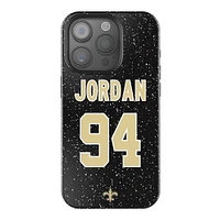 Keyscaper Cameron Jordan Black New Orleans Saints Bling iPhone Case