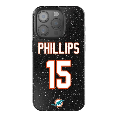 Keyscaper Jaelan Phillips Black Miami Dolphins Bling iPhone Case
