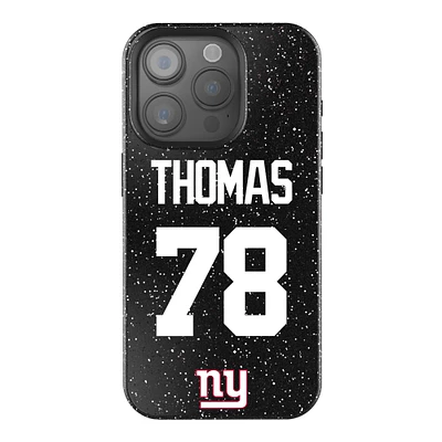 Keyscaper Andrew Thomas Black New York Giants Bling iPhone Case