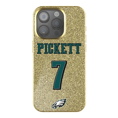 Keyscaper Kenny Pickett Gold Philadelphia Eagles Bling iPhone Case