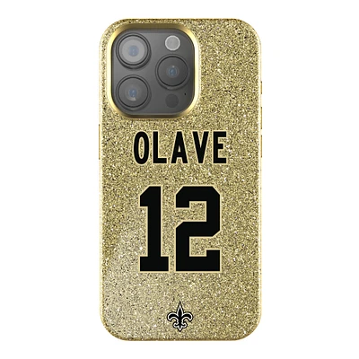 Keyscaper Chris Olave Gold New Orleans Saints Bling iPhone Case