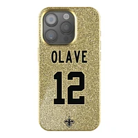 Keyscaper Chris Olave Gold New Orleans Saints Bling iPhone Case