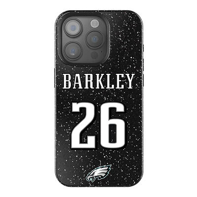 Keyscaper Saquon Barkley Black Philadelphia Eagles Bling iPhone Case