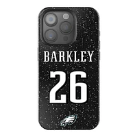 Keyscaper Saquon Barkley Black Philadelphia Eagles Bling iPhone Case