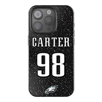 Keyscaper Jalen Carter Black Philadelphia Eagles Bling iPhone Case