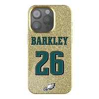 Keyscaper Saquon Barkley Gold Philadelphia Eagles Bling iPhone Case