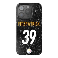 Keyscaper Minkah Fitzpatrick Black Pittsburgh Steelers Bling iPhone Case