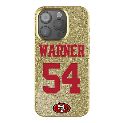 Keyscaper Fred Warner Gold San Francisco 49ers Bling iPhone Case