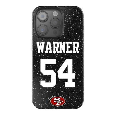 Keyscaper Fred Warner Black San Francisco 49ers Bling iPhone Case