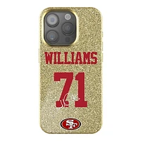 Keyscaper Trent Williams Gold San Francisco 49ers Bling iPhone Case