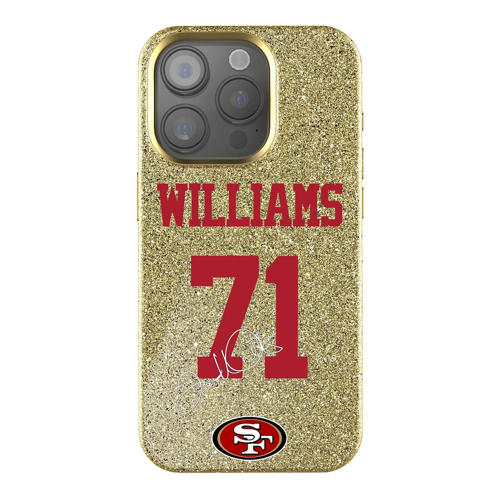 Keyscaper Trent Williams Gold San Francisco 49ers Bling iPhone Case