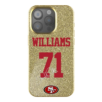 Keyscaper Trent Williams Gold San Francisco 49ers Bling iPhone Case