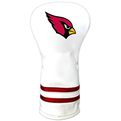 White Arizona Cardinals Vintage Driver Golf Headcover