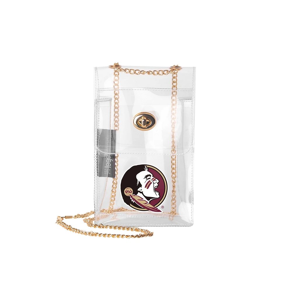 Florida State Seminoles Clear Essential Crossbody Purse