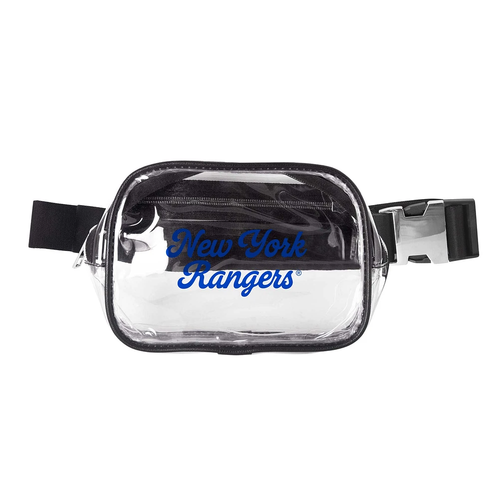 New York Rangers Clear Belt Bag