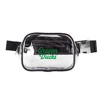 Oregon Ducks Clear Belt Bag