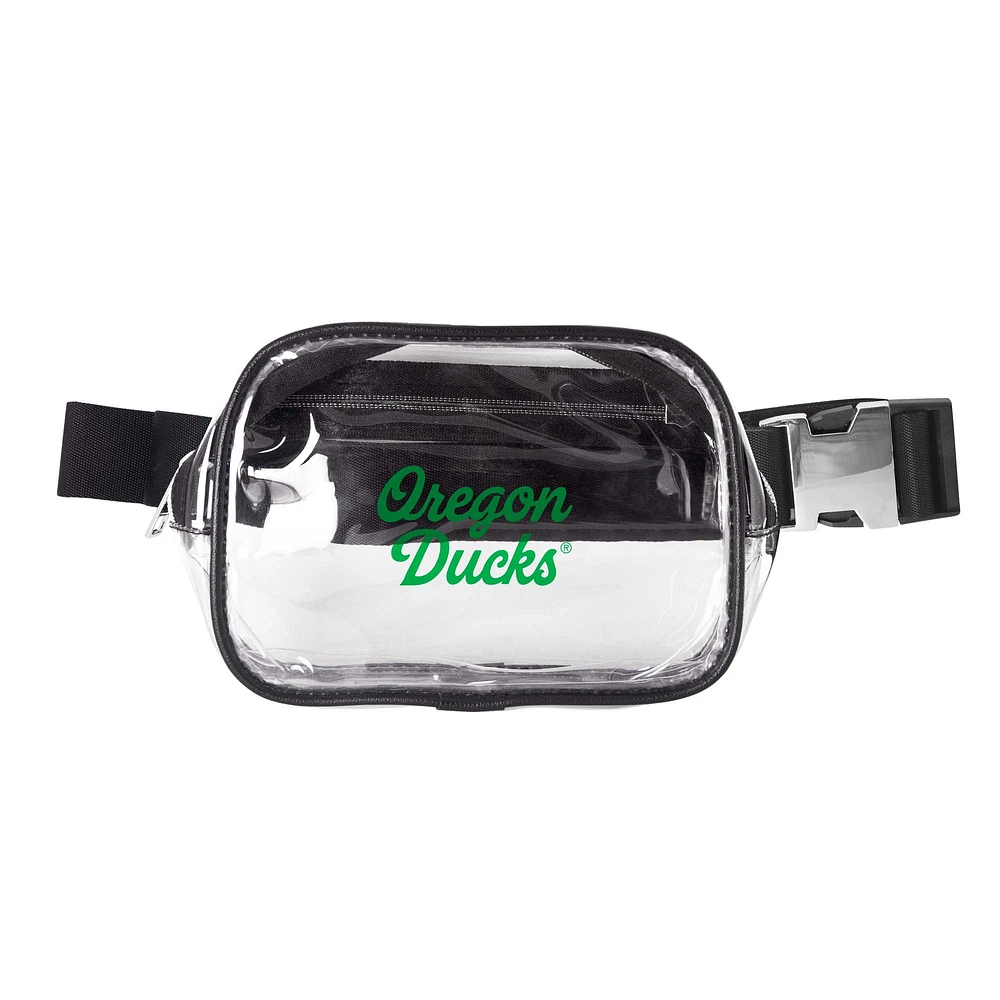 Oregon Ducks Clear Belt Bag