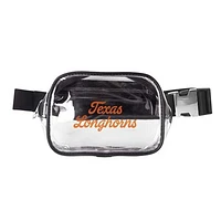 Texas Longhorns Clear Belt Bag